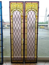 Coppia di vetrate cattedrale