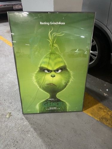 Poster grinch verde vintage - verde,
