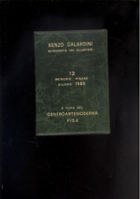 PISA RENZO GALARDINI. MITOGRAFIE DEI QUARTIERI. 12 MONOGRAFIE PISANE.GIUGNO 1980