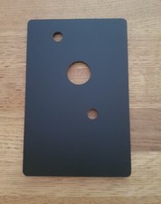 Systemdek IIX 900 Taglio Laser Nero Opaco Acrilico Rega Braccio Montaggio Singolo