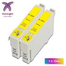 2 cartucce inchiostro giallo T1004 adatte per Epson Stylus Office B1100 B40W BX310FN