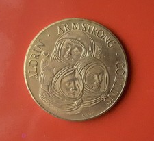 MEDAGLIA RIZZOLI EDITORE ALDRIN ARMSTRONG COLLINS 21 LUGLIO 1969 [H642]