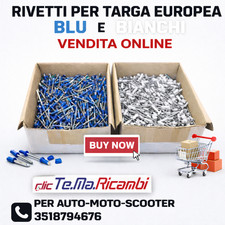 Kit 8 rivetti fix portatarga 4