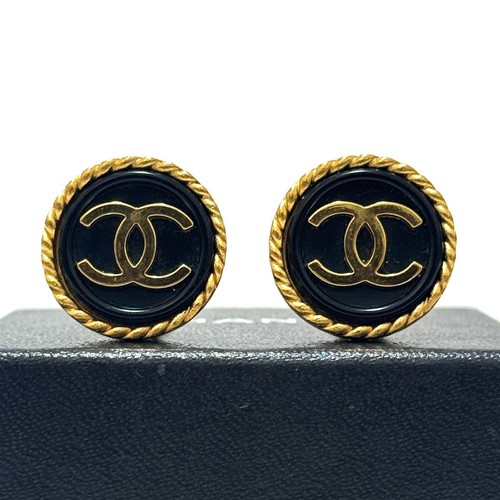 Orecchini rotondi chanel 95a - orecchini,
