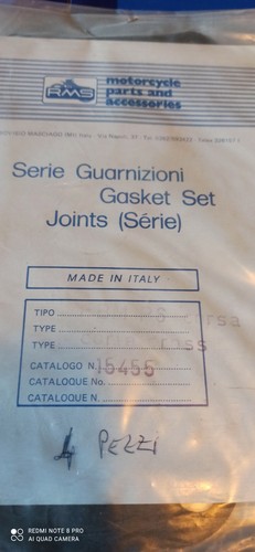 Rms serie guarnizioni - serie,