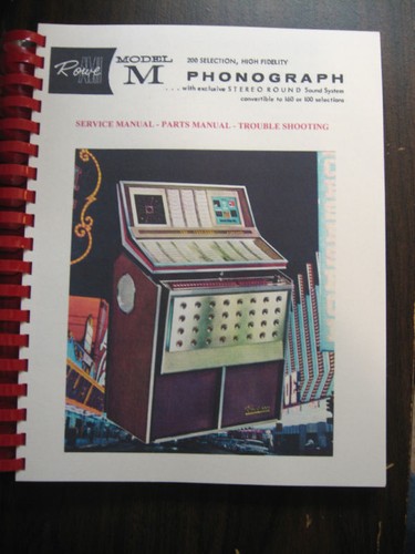 Manuale jukebox modello - , rowe