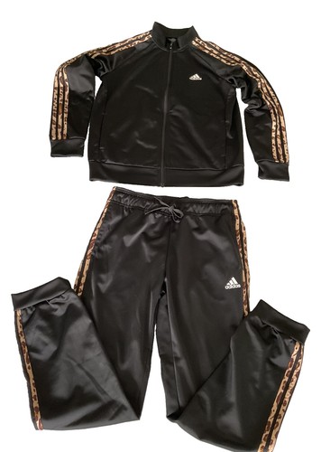 Adidas tuta nera beige animal - adidas,