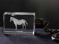 Lipizzano, Cavallo Cristallo Portachiavi, Portachiavi, Crystal Animals