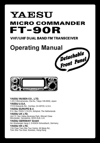 Yaesu 90r manuale - ft-90r,