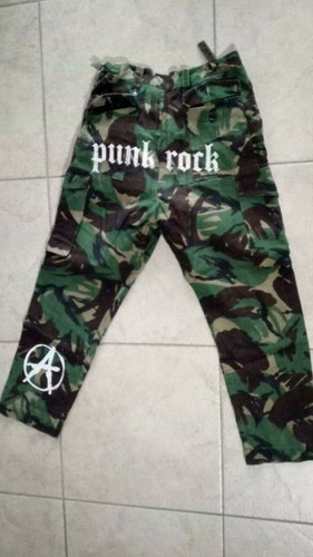 Punk rock pantalone militare - rock,