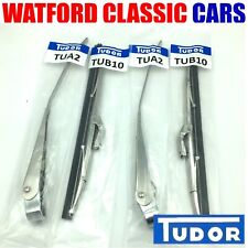 Originale Tudor 10" MGB Roadster Braccio e Lame tergicristallo Acciaio Inox/Cromato 