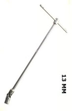 Chiave a T Con Snodo Snodabile In Acciaio Misura 13 MM Manico Scorrevole Lavoro