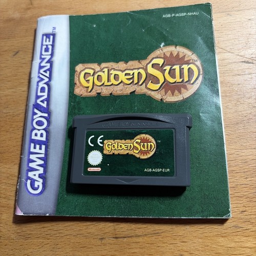 Golden sun gameboy advance - golden, gba