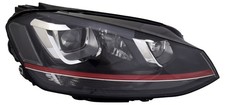 Faro proiettore anteriore destro per vw golf 7 2012-2017 xenon d3s h7 lwr motore luce diurna