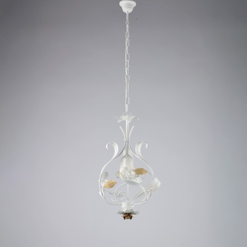 Lampadario arte povera - arte, cesto