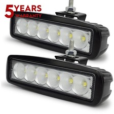 2PZ LUCI DA LAVORO LED 6'' per