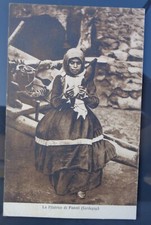 Cartolina costume sardo - costume,