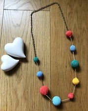 Collana uncinetto sfere