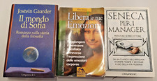 IL MONDO DI SOFIA Gaarder+LIBERA LE TUE EMOZIONI Zarai+SENECA PER MANAGER Ottone