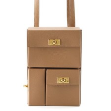 HERMES Kelly Multitasche Epsom Oro