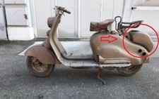 Raro bauletto posteriore PITOTTI per INNOCENTI Lambretta 125 C - 125/150 LD
