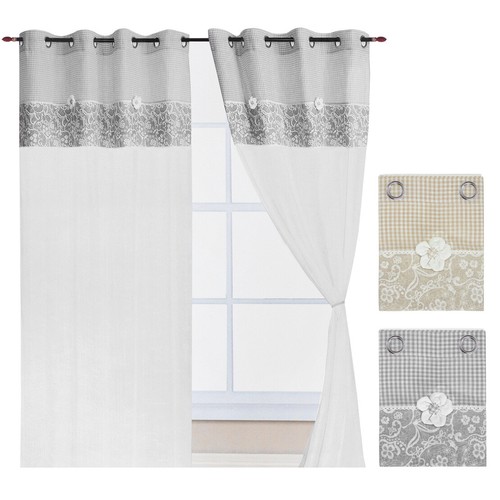 Tende shabby chic finestra