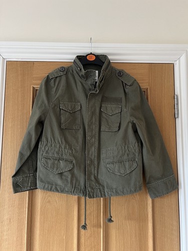 Parka militare zara nuovo - zara, con