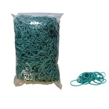 ELASTICI IN GOMMA 100% VERDE ORTAGGI UFFICIO VARI DIAMETRI BUSTA DA 1 KG
