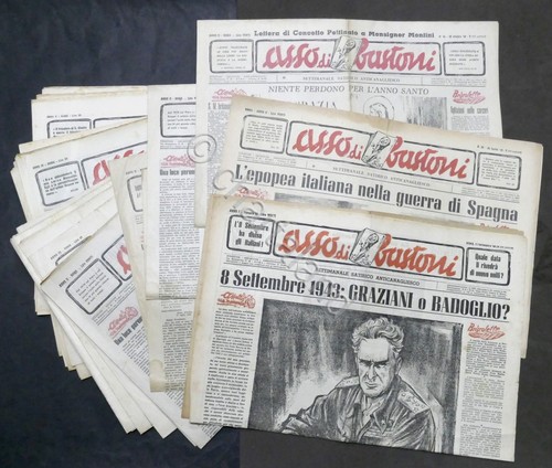 Lotto giornali asso bastoni - giornali, di