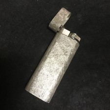 Accendino a gas vintage CARTIER modello lamina d'argento funzionamento O/H...