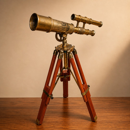 Telescopio vintage ottone e - telescopio,
