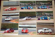 24 foto 10x15 Superturismo 1996 Piloti privati Stampe originali dell'epoca.