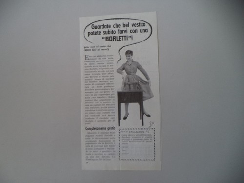 Advertising pubblicità 1956 - pubblicità,
