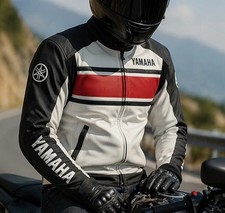 Giacca in pelle Yamaha Moto