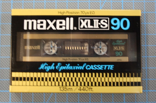 Cassette audio tape - tape, maxell