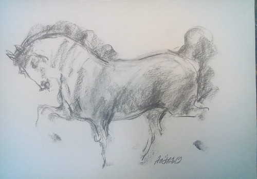 Quadro cavallo carta - quadro, "cavallo"