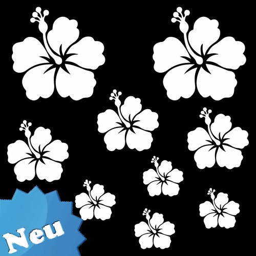 Ibisco xxl adesivo murale - xxl, 9