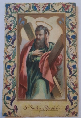 Santino antica cartolina - 💣,