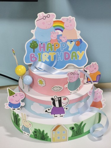 Torta finta scenografica - , bimba