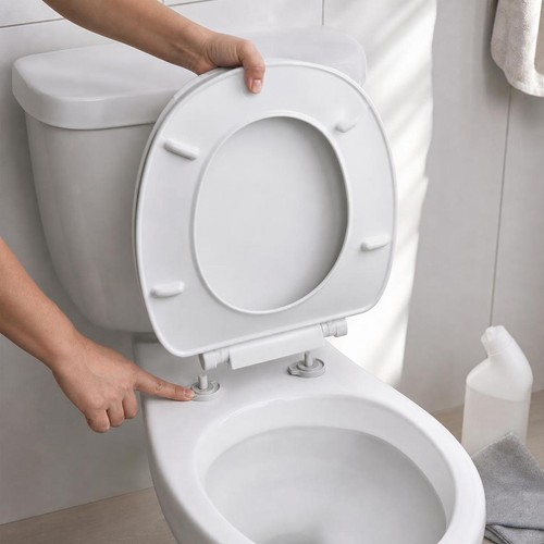 Sedile ammortizzato con - wc,