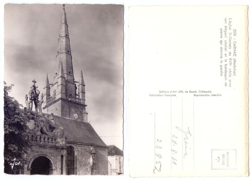 129496 carnac eglise - -,