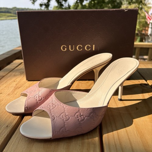 Gucci monogram peep - gucci,