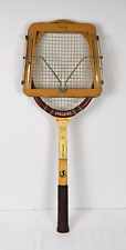 Racchetta da tennis vintage Spalding Doris Hart serie firmata in legno protezione Dunlop