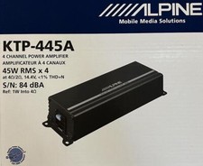 Alpine KTP-445A Plug & Play Amplificatore 4 canali Amplificatore 400 Watt