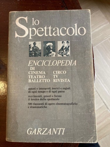 Enciclopedia dello spettacolo - enciclopedia,
