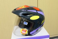 Casco moto OGK Gundam nero Tri-Star Tereos 2 oggetto da collezione inutilizzato