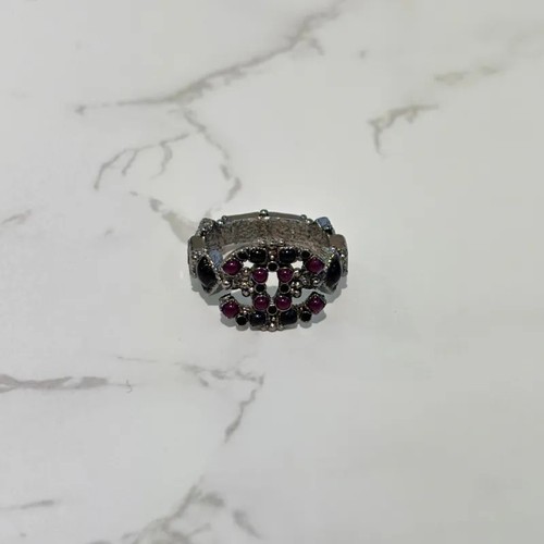 Anello argento con - argento, borchie