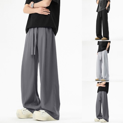 Solid black gray men casual - black, men's