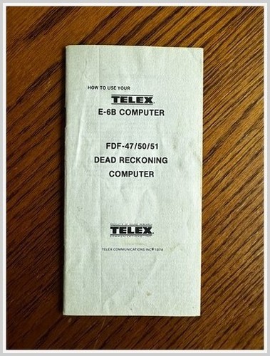 Telex flight computer - telex,