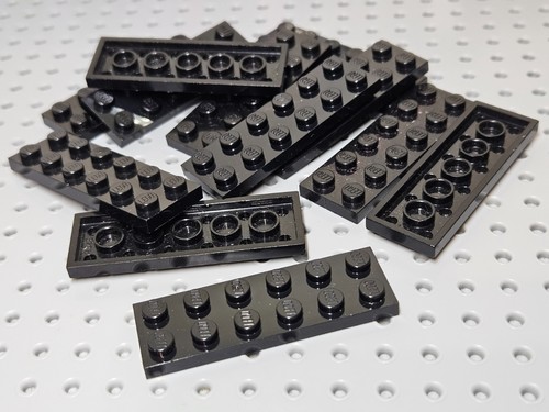 Lego piatto 2x6 3795 - piatto, nero